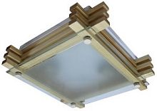 Светильник " Бонсай-1" НПБ Svet 01-2х60-121 УХЛ4 Орех IP20 330х330х85мм картинка 